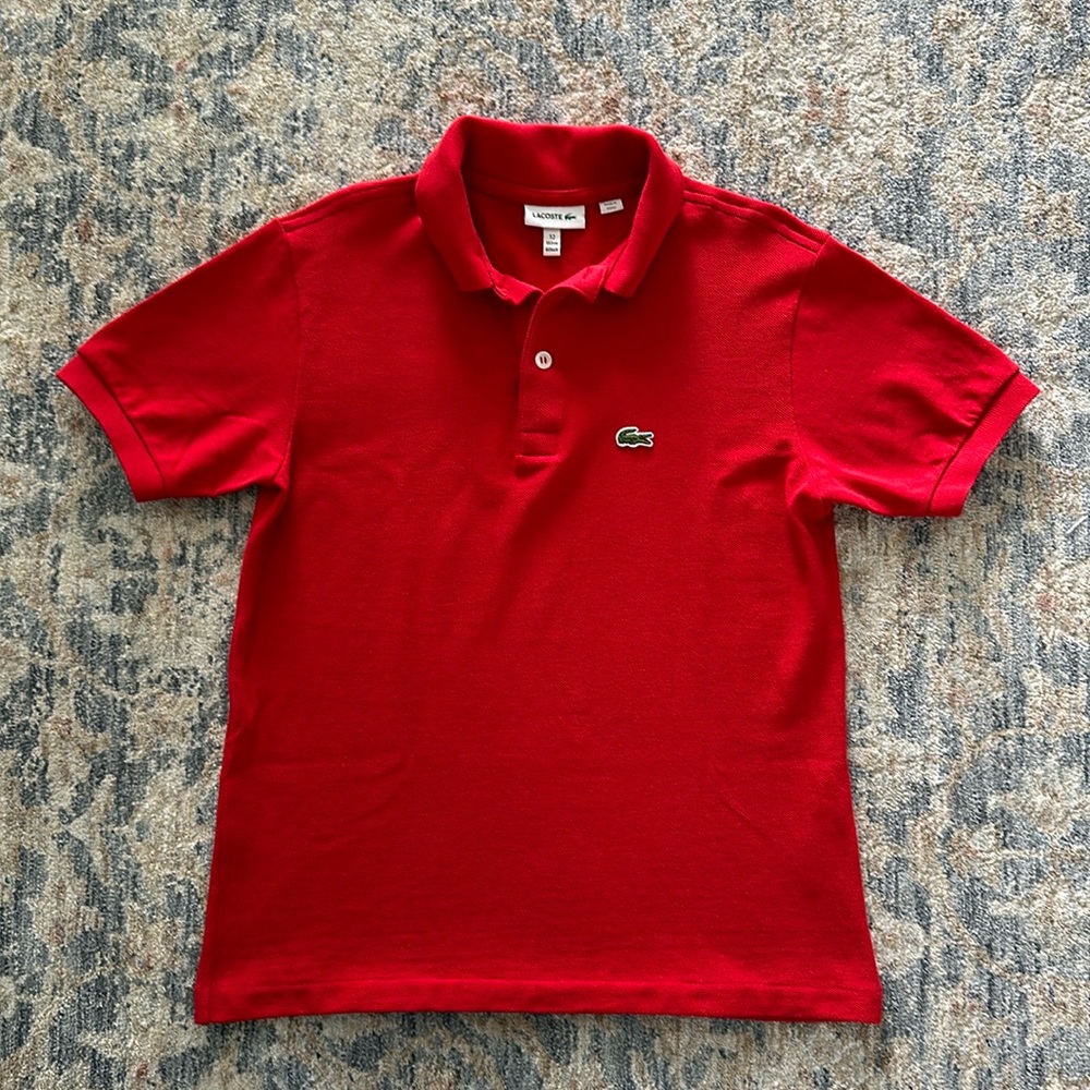 Boys Pique LACOSTE Polo Shirt